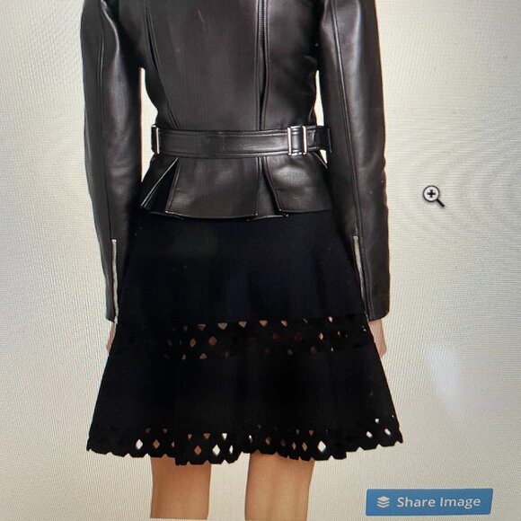ALAIA:  Vienne Mini Skirt Black - size 36 , worn twice - Picture 6 of 9